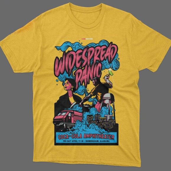 Gildan Other - Widespread Panic Birmingham 2026 Gildan Tee Coca Cola Amphitheater Poster